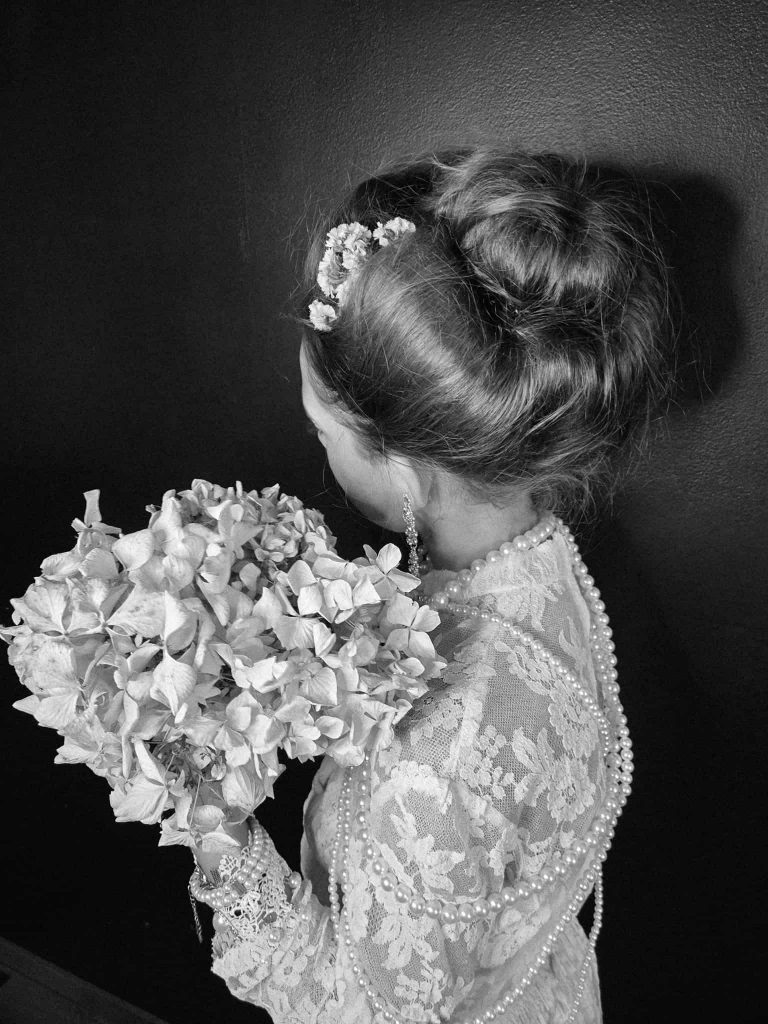 Chignon haut Coiffure victorienne Mariage