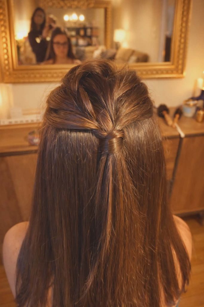 #coiffureevenementielle#cheveuxattachés#demiqueue#chicetsimple#attachesimple#cheveuxlongs